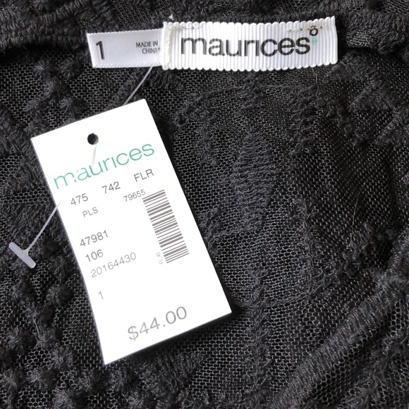 Maurices Lacey, Sheer Top - Picture 5 of 6